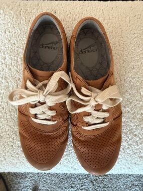 Dansko brown leather shoes, size 37